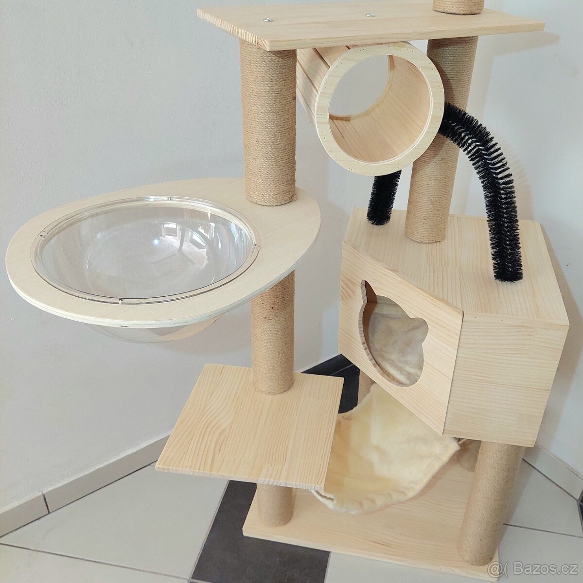 Škrabadlo pro kočky 159 cm, průměr sloupků 8 cm - nové - 6