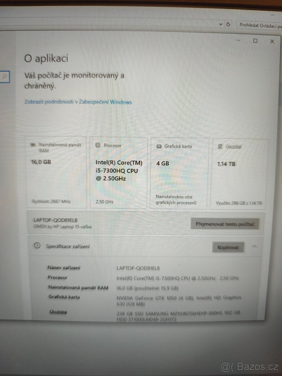 HP OMAN 15 - herní notebook - 6