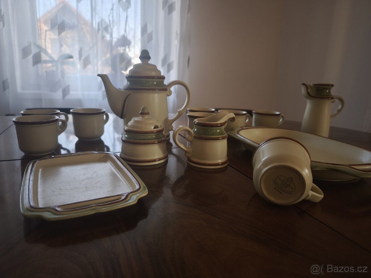Starožitný kávový servis - 6