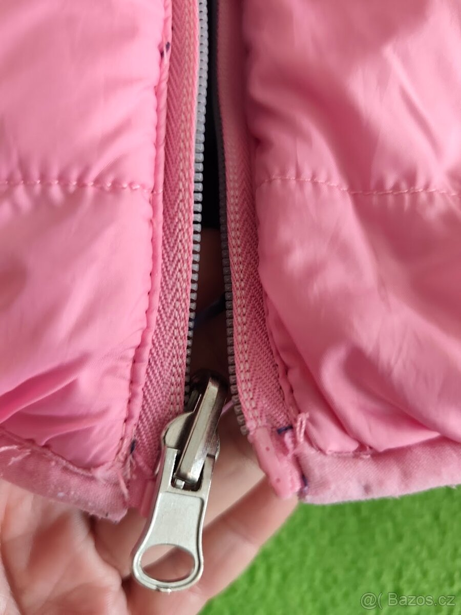 Dívčí oboustanná přechodová bunda vel. 134 - 6