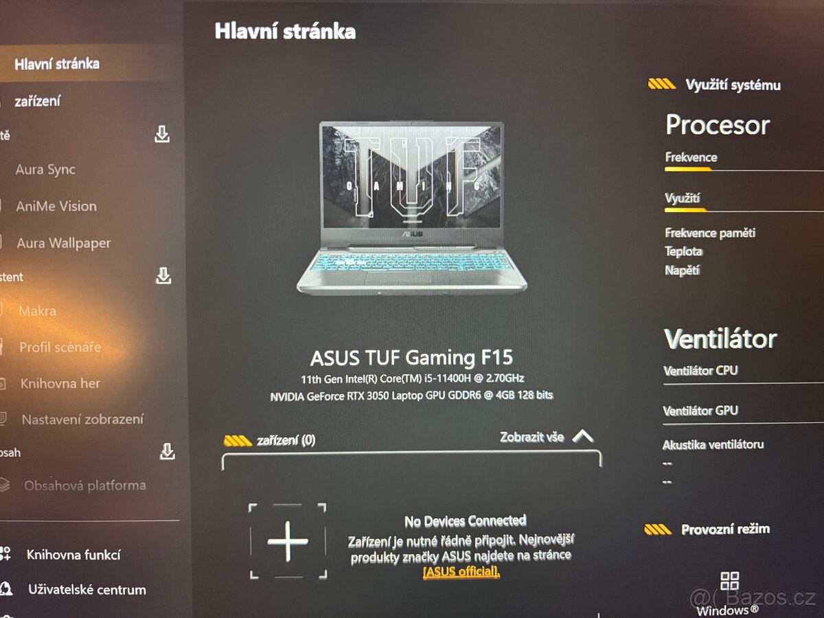 Herní notebook ASUS TUF (FX506HCB) - 6
