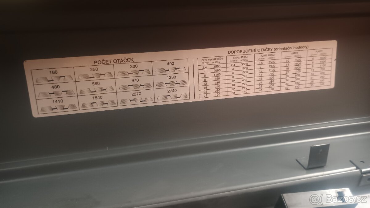 Sloupová vrtačka Proma E 1516B a podstavec - 6