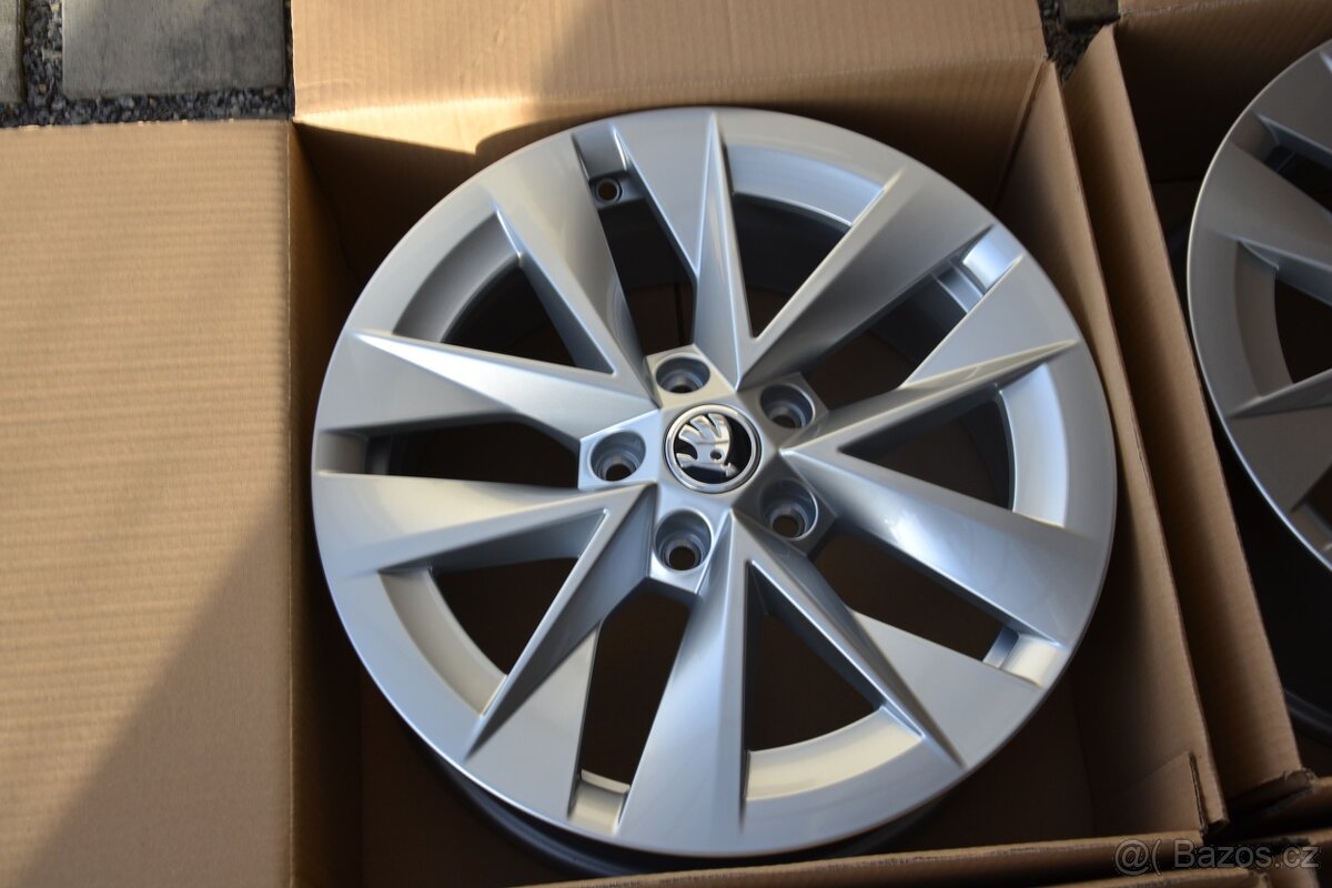 Škoda Octavia IV- 17 NOVÉ orig.ALU disky 7x17,5x112 - 6