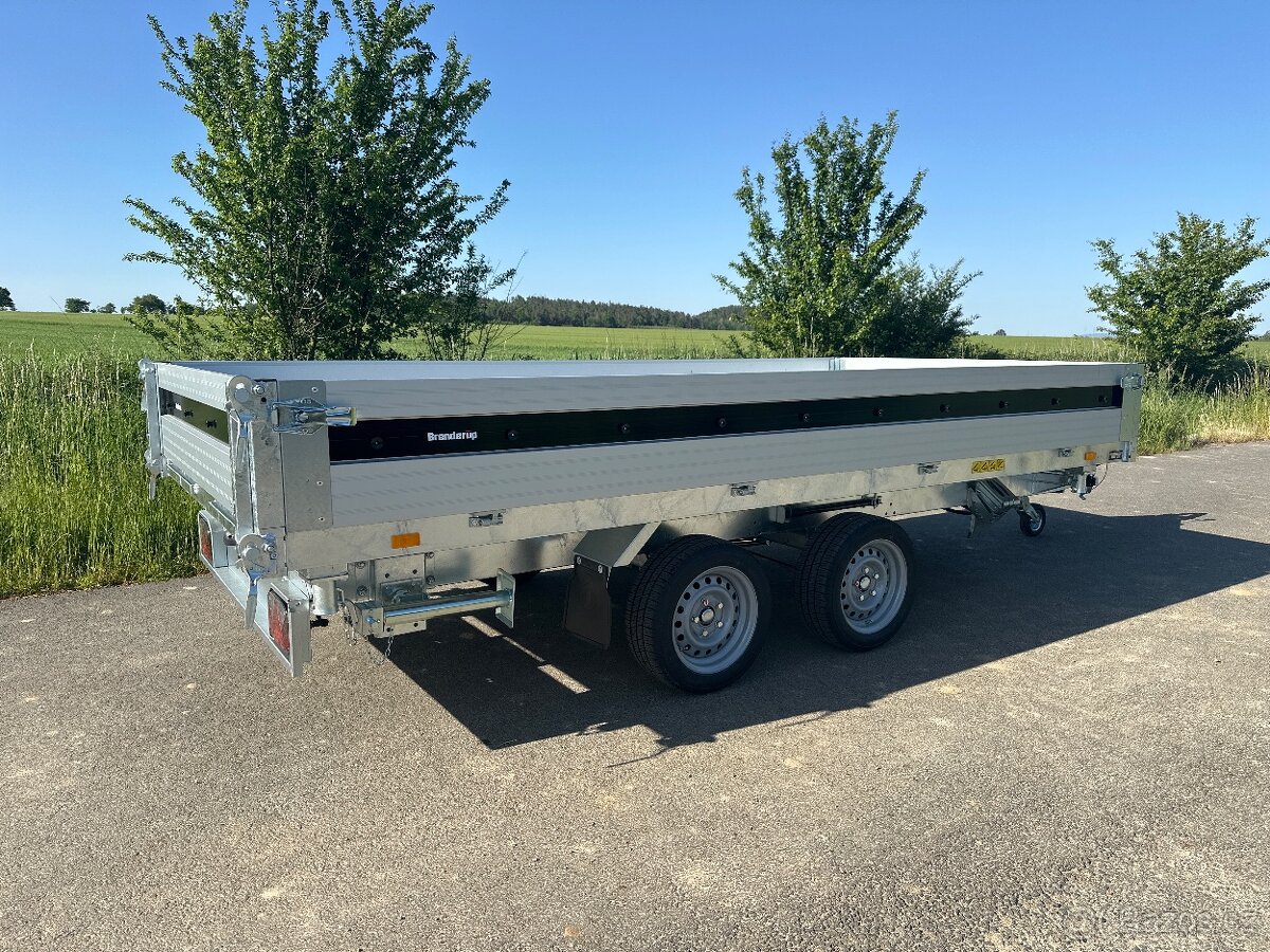 Přívěsný vozík sklopný 375x180cm 3500kg - 6