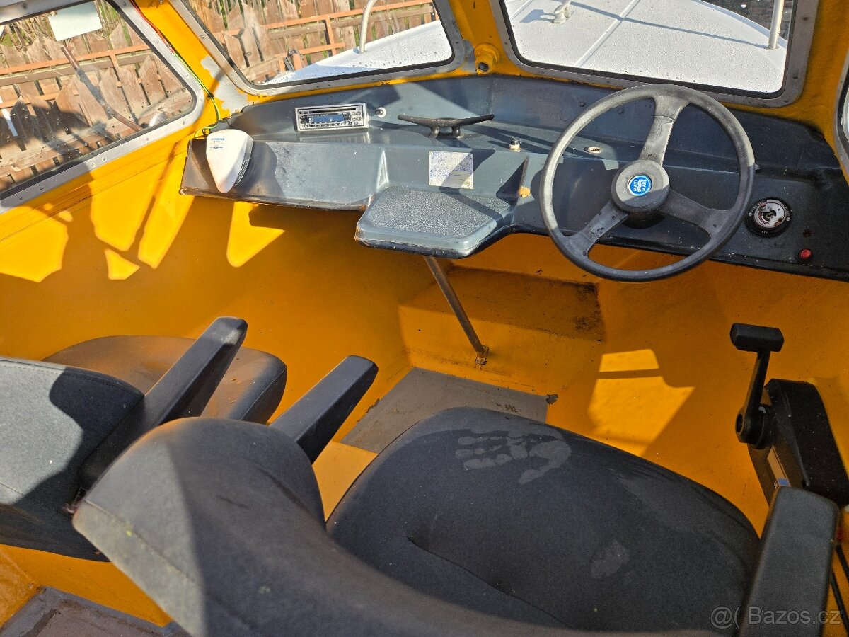 Lod, člun 5x1.9m, i vlek, motor elektrický start - 6