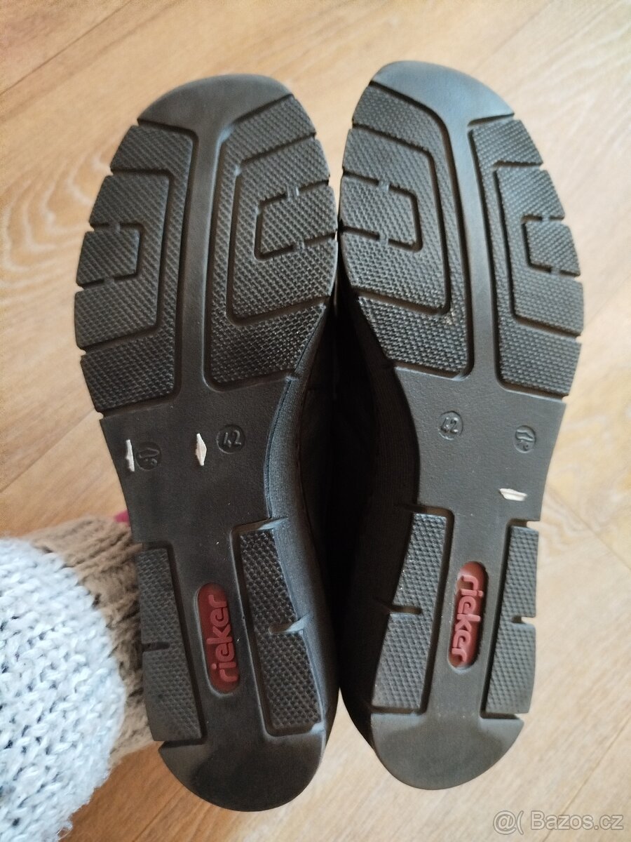 Kožené mokasíny Rieker, vel. 42 - 6