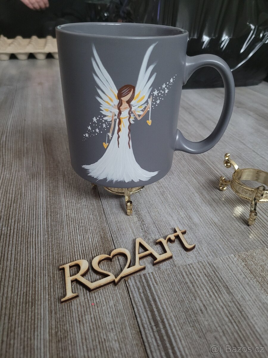 Různé andělské hrnky ,obrázky... - 6