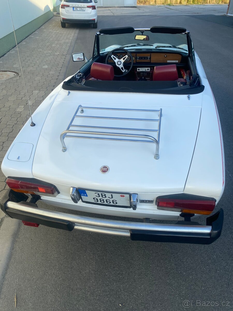 Spider 124 , 1977 bílé SPZ - 6