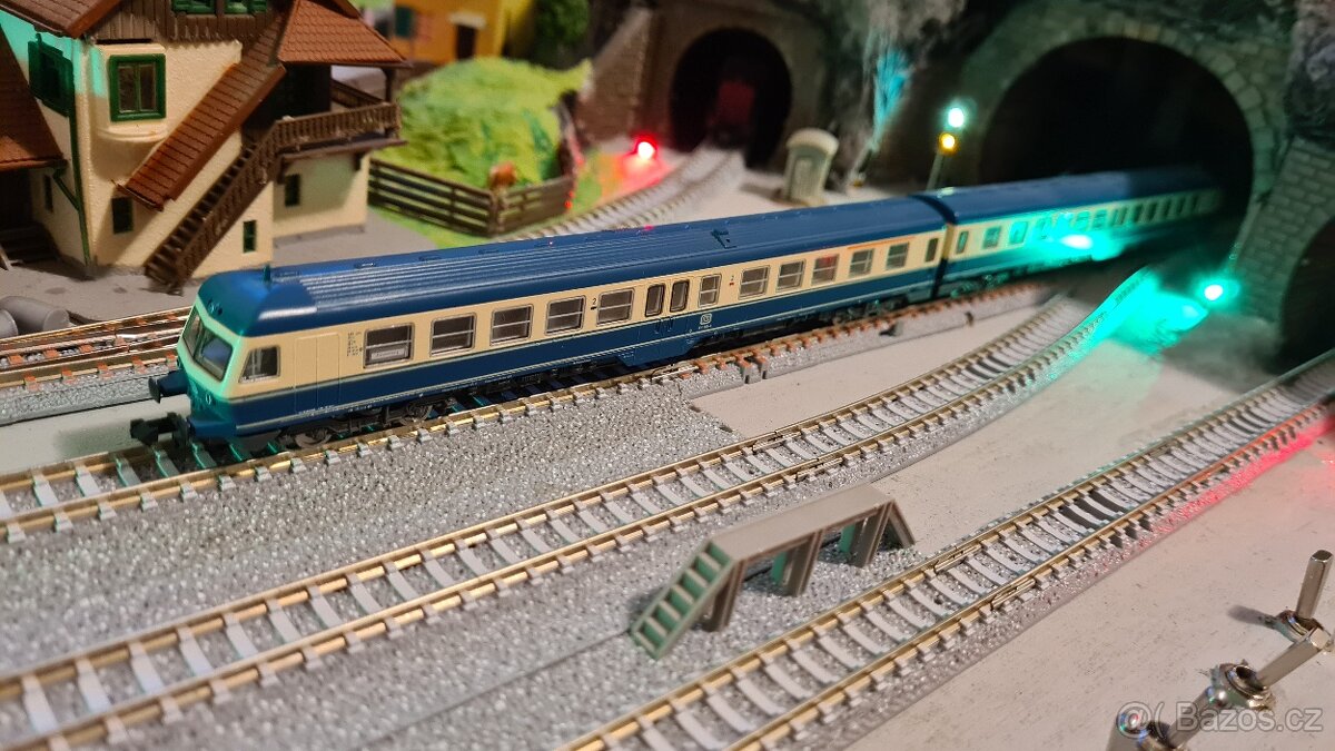 Vláčky N - osobní souprava Fleischmann - 6
