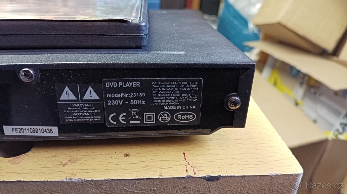 DVD přehrávač+ dálkový ovladač. - 6