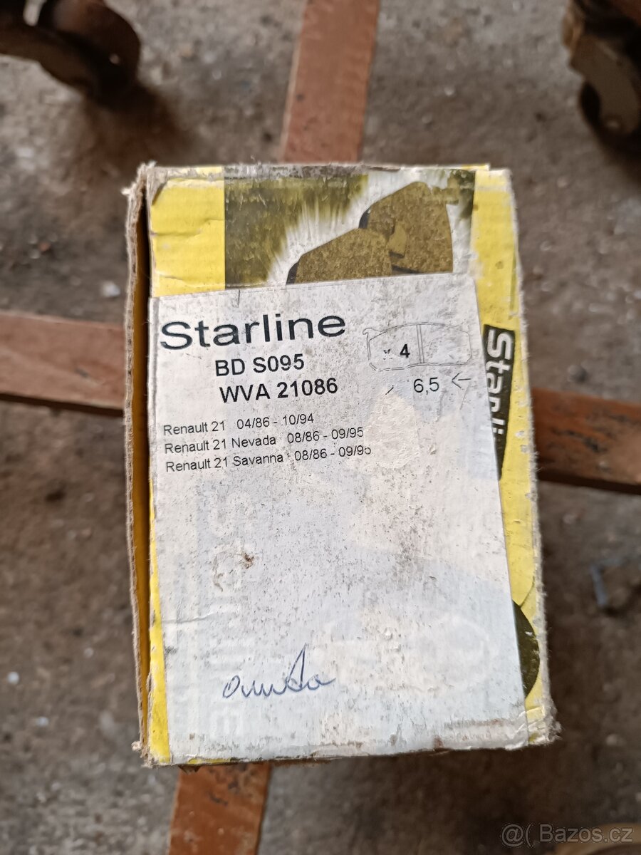 Sada brzdových destiček A.B.S. 37280 a Starline BD S095 - 6