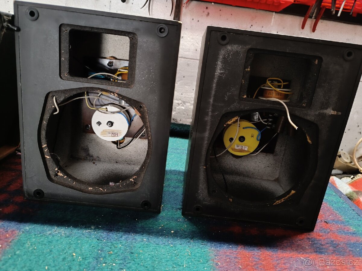 Různé reprobedny Tesla, TVM, AQ - 6