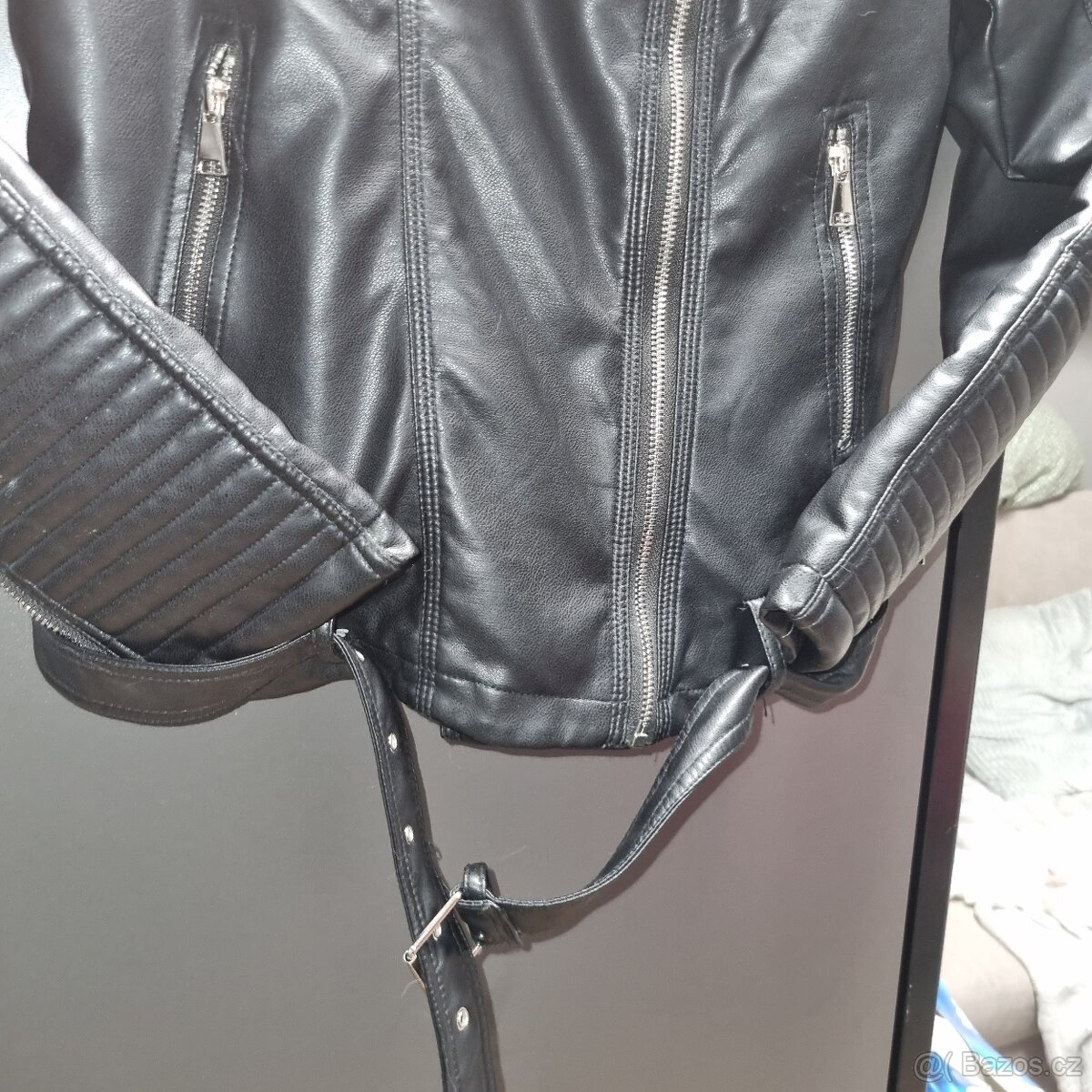 Dámská kožená bunda - 6