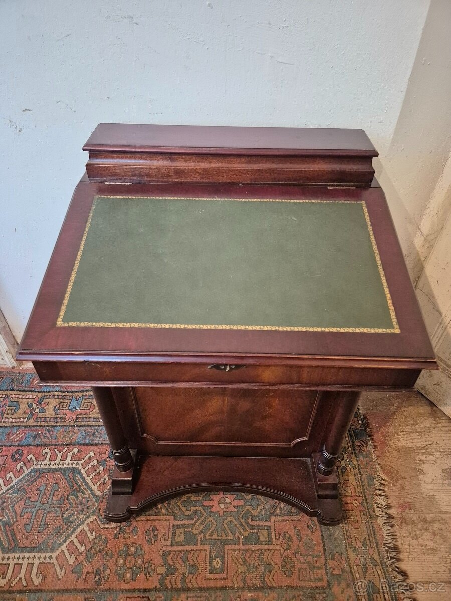 Psací stůl / komoda / sekretář Davenport - 6