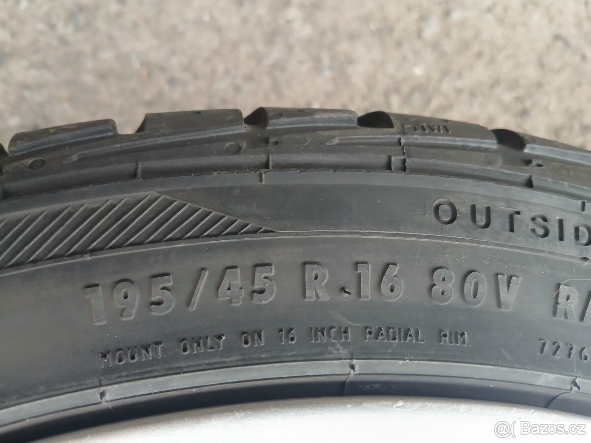 Sada ALU kol Intra 195/45R16 letní - 6