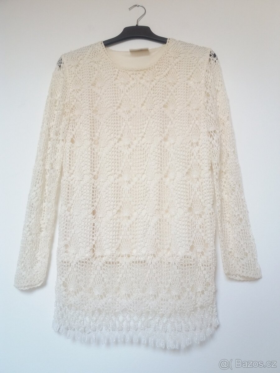 Luxusní společenská halenka S/M - 6