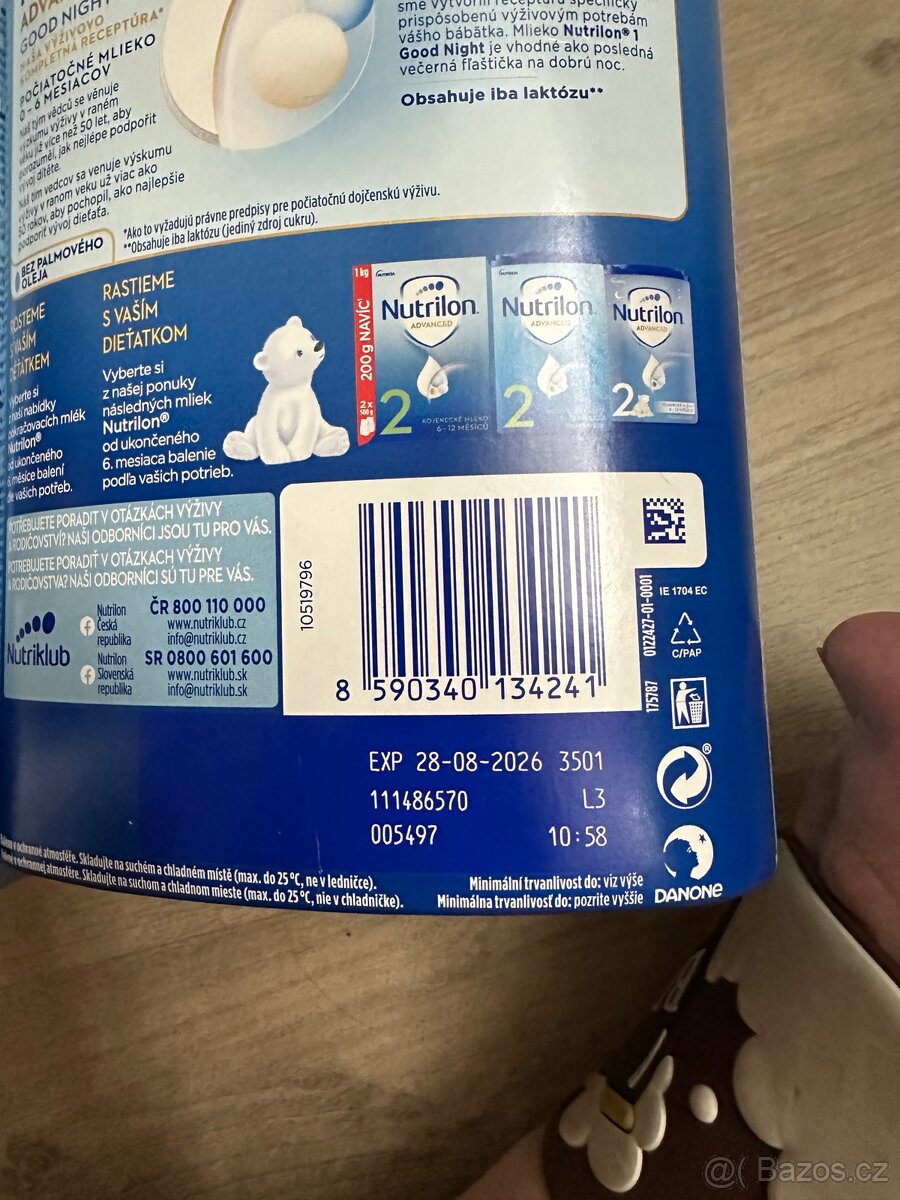 Nutrilon 1 mléko set - 6