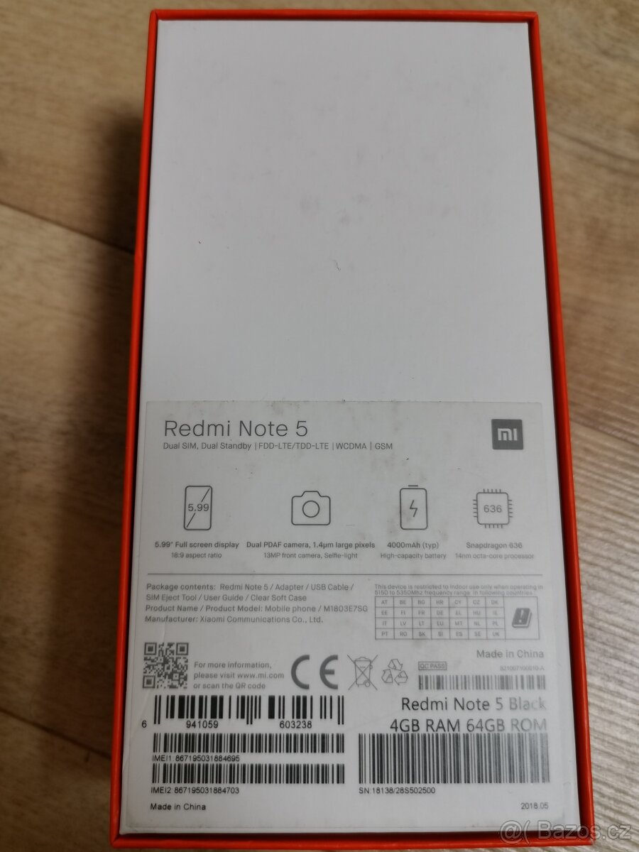 Xiaomi Redmi Note 5 - 6