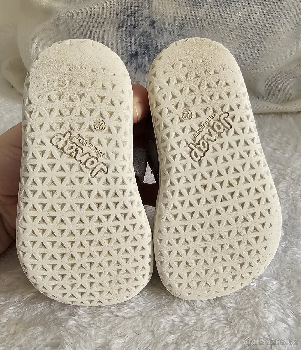 Kožené barefoot sandálky Jonap velikost 22 - 6