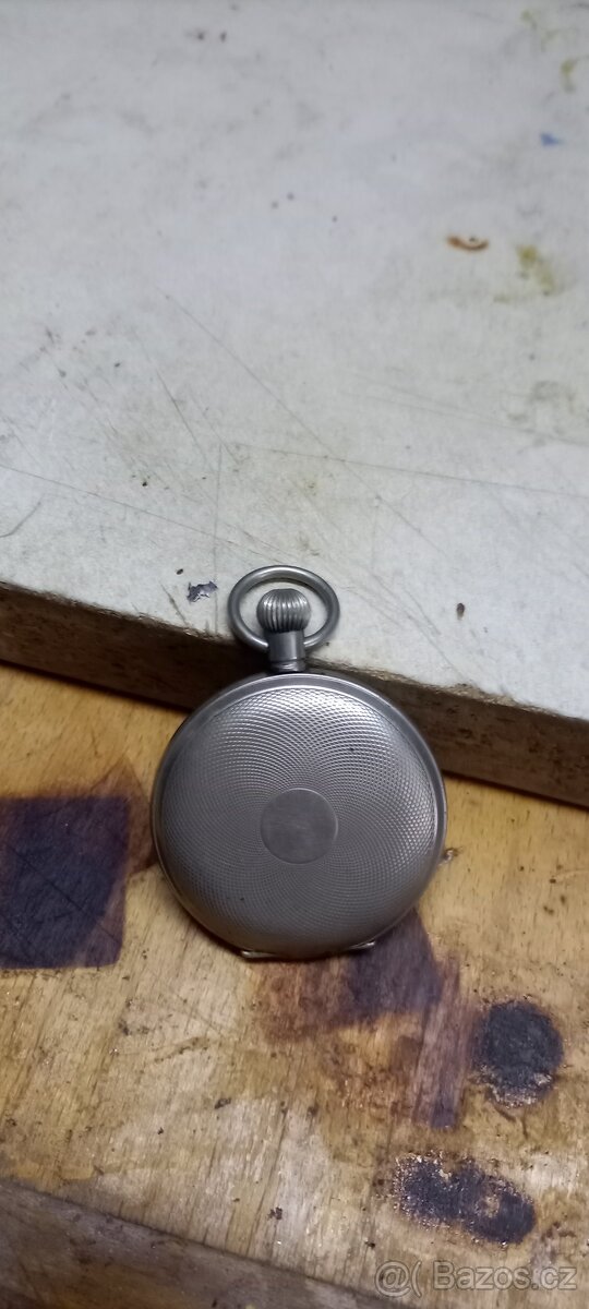 Staré stříbrné kapesní hodinky - 6