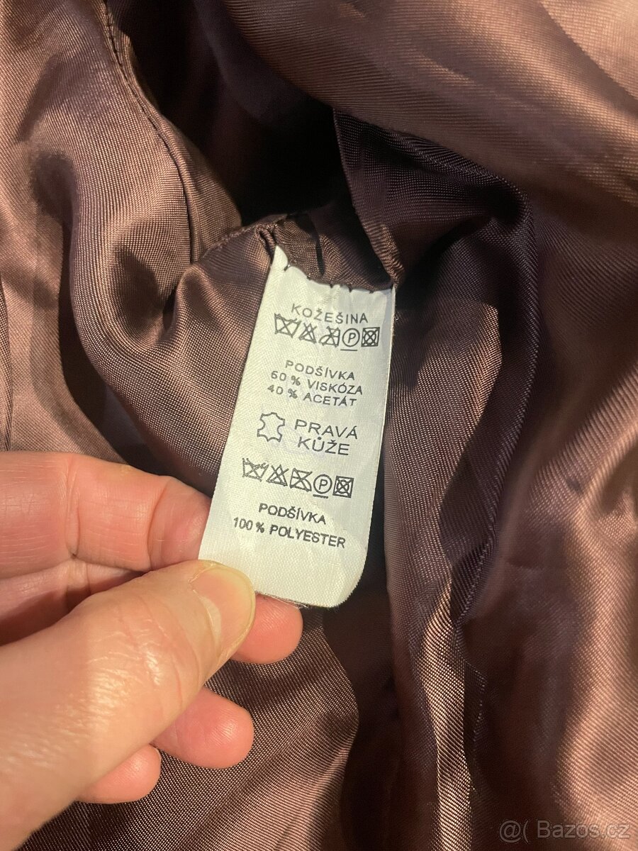 Krátký kabát kožich s límcem - 6