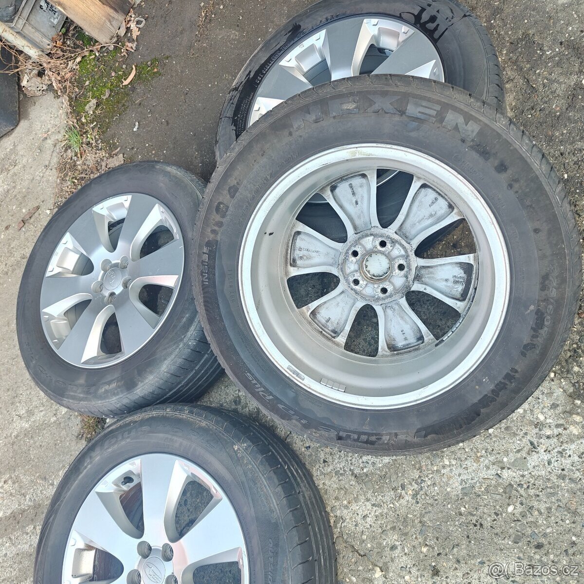 Hliníkové disky Subaru outback 5X100 7X17 Et48 - 6