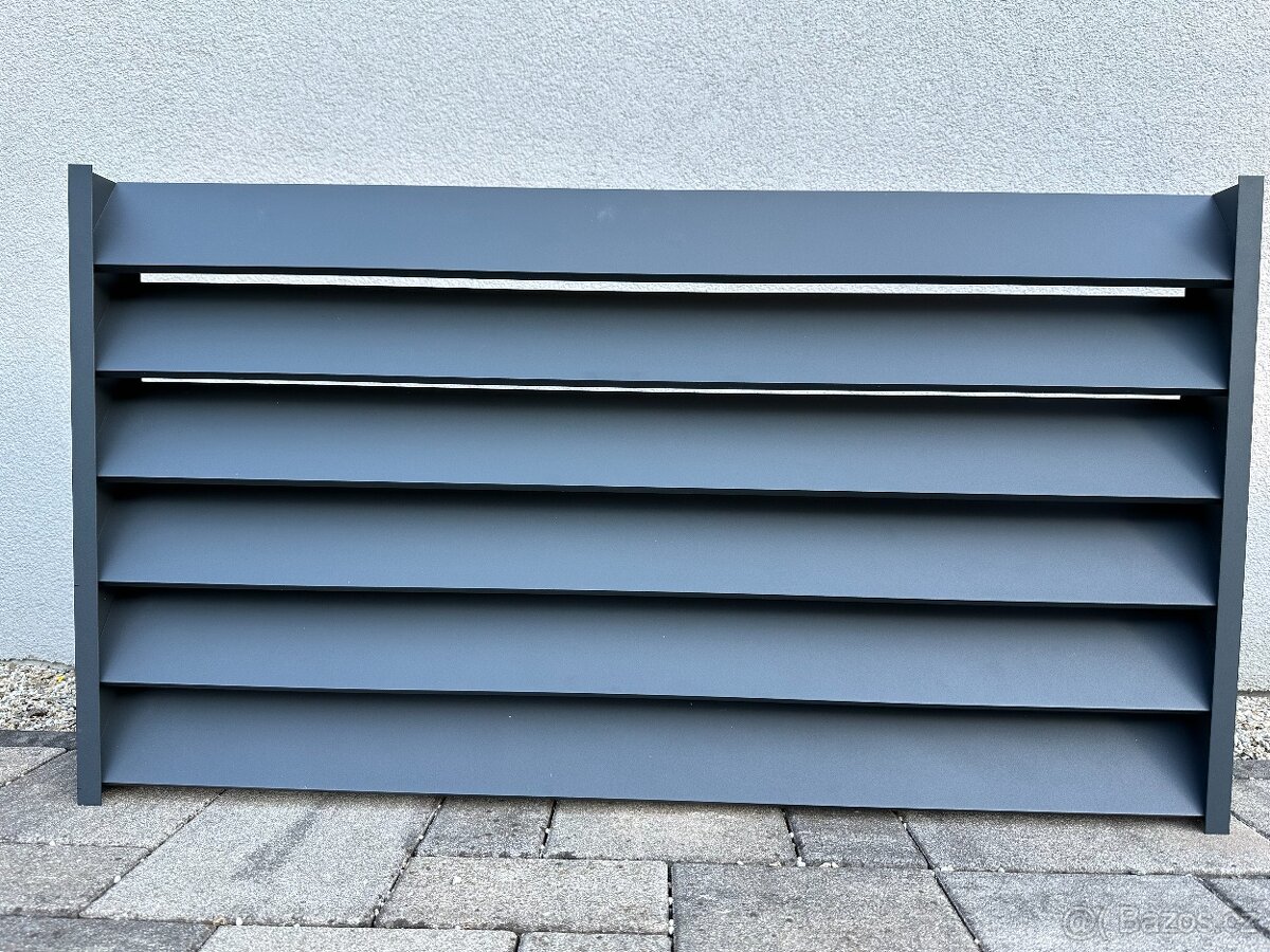 Hliníkový plot, hliníková zástěna do pergoly - 6