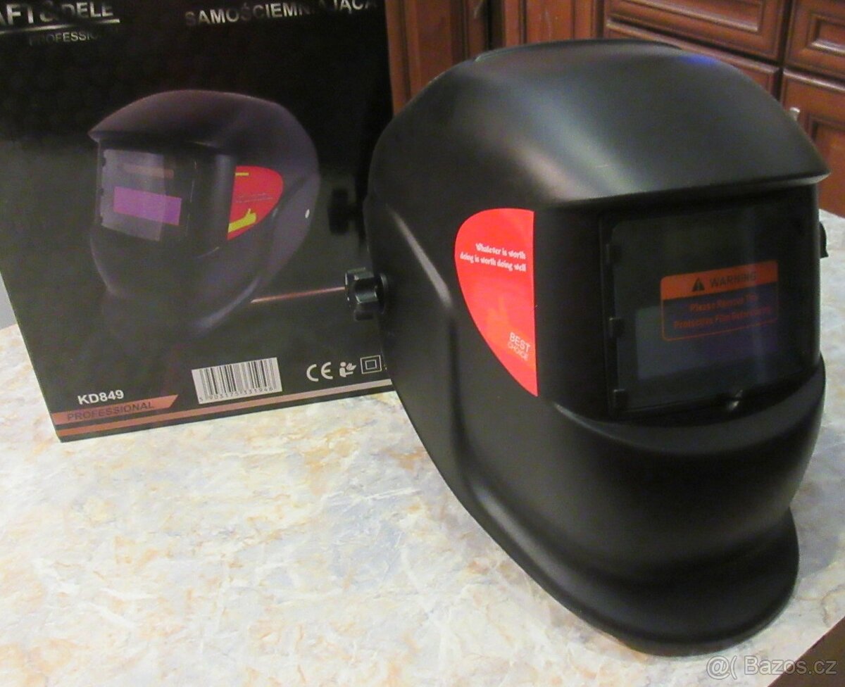 Svářečská samostmívací kukla černá Marpol - 6