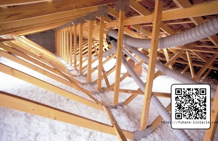 Pěnová foukaná izolace Supafil a Purking & Anhydritový potěr - 6