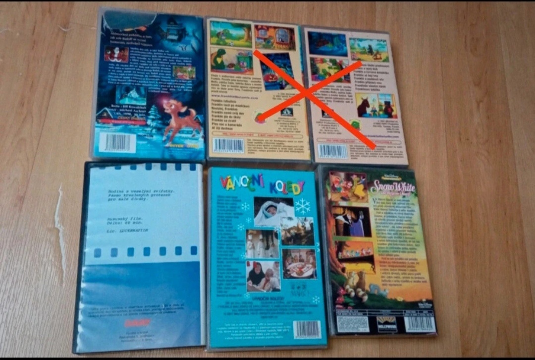 Originální vhs kazety pohádky, vánoční koledy - 6