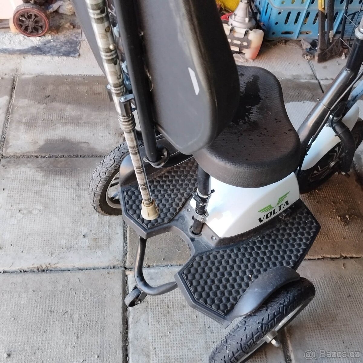 Elektrická tříkolka pro seniory - Volta (bílá) - 6