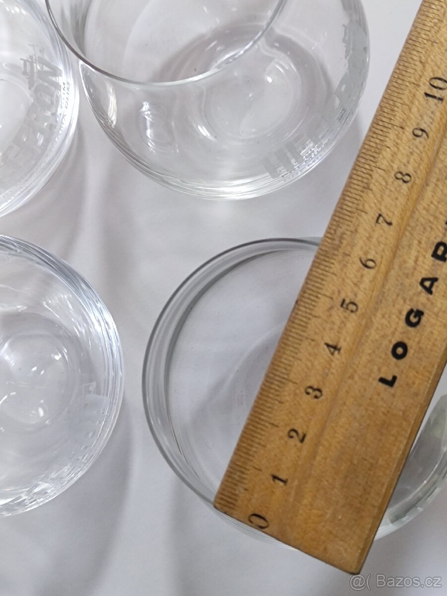 Sklenice na rum Heffron, reklamní skleničky, 6ks, pošta 69.- - 6