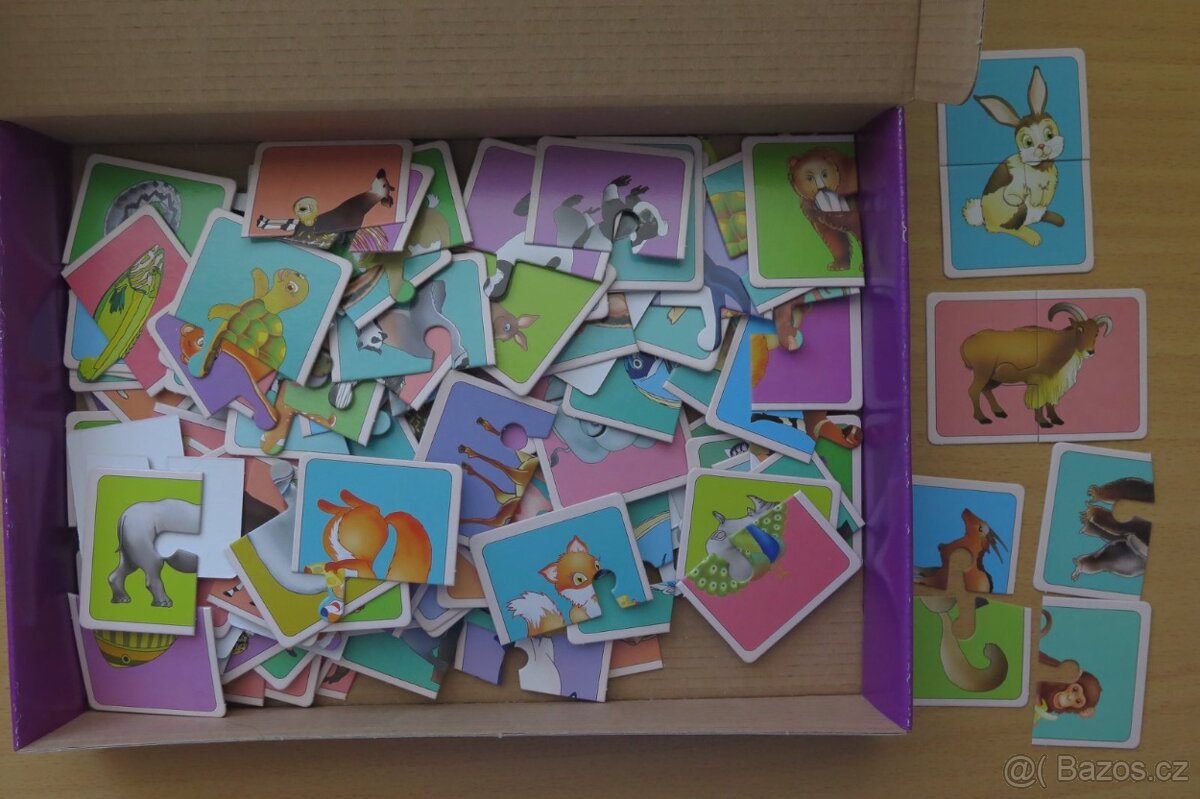 Pexesa, kvarteta, omalovánka, puzzle - 6