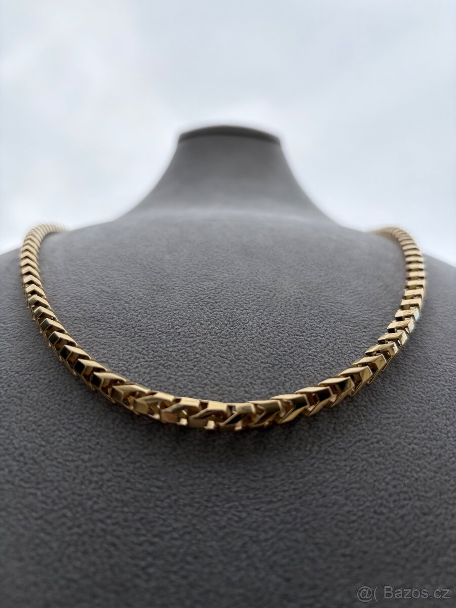 Zlaty řetež ANKR - Nový vzor - 54.7G 585 14K - KRÁSNÝ KOUSEK - 6