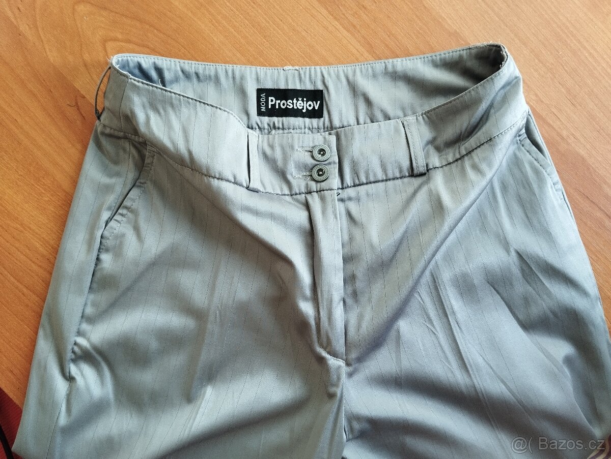 Pěkné dámské kalhoty vel. 42 pro vysokou postavu.Pánské rifl - 6