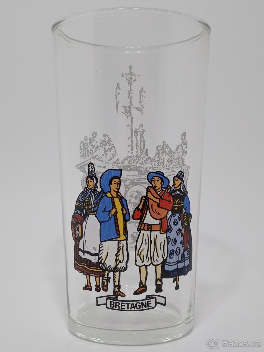 Bretagne - Sklenice od francouzské retro hořčice - 6