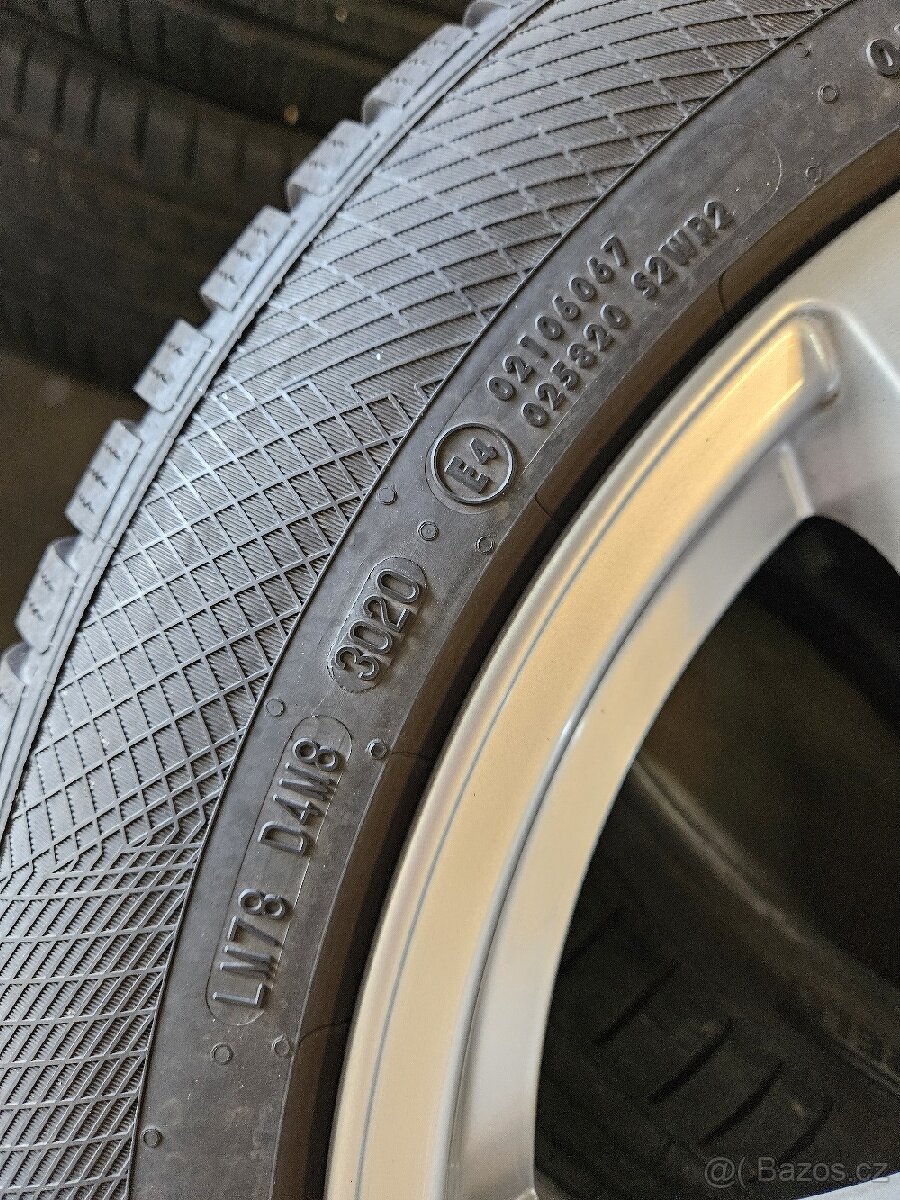 Alu kola 5x112 R18 + zimní pneu - 6