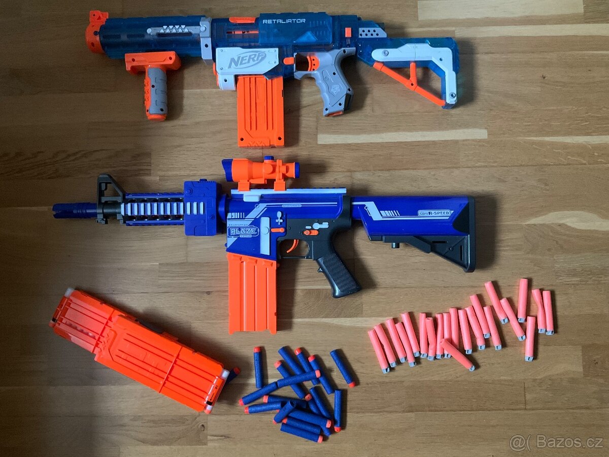 Nerf N strike elite retaliator, šipky, zásobník - 6