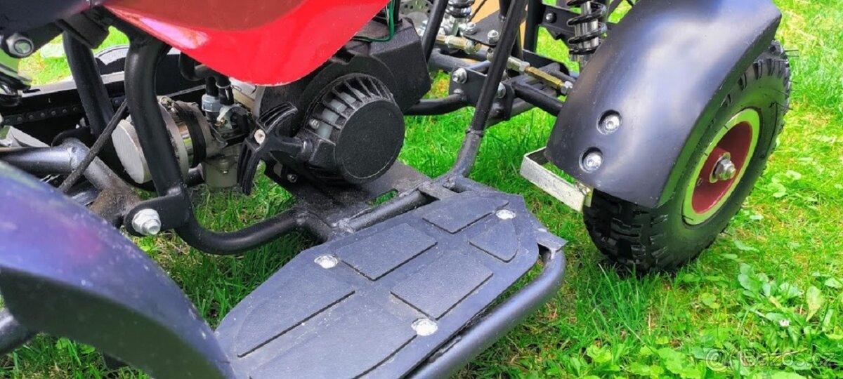 Nová červená dětská čtyřkolka 50ccm Dragon - 6