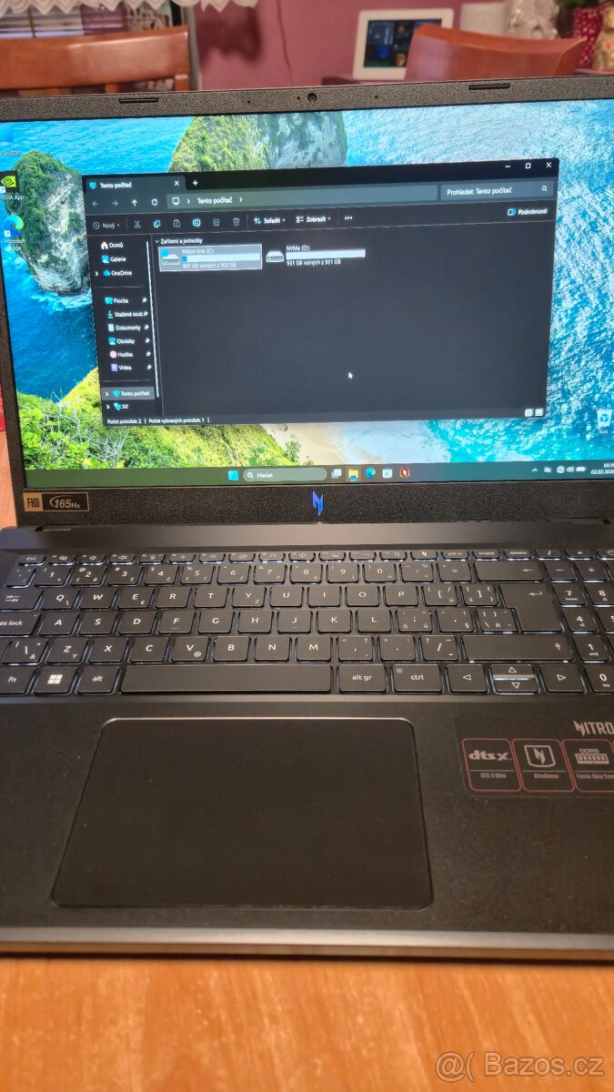 Nový Herní notebook Acer Nitro s grafikou Nvidia 4060 - 6