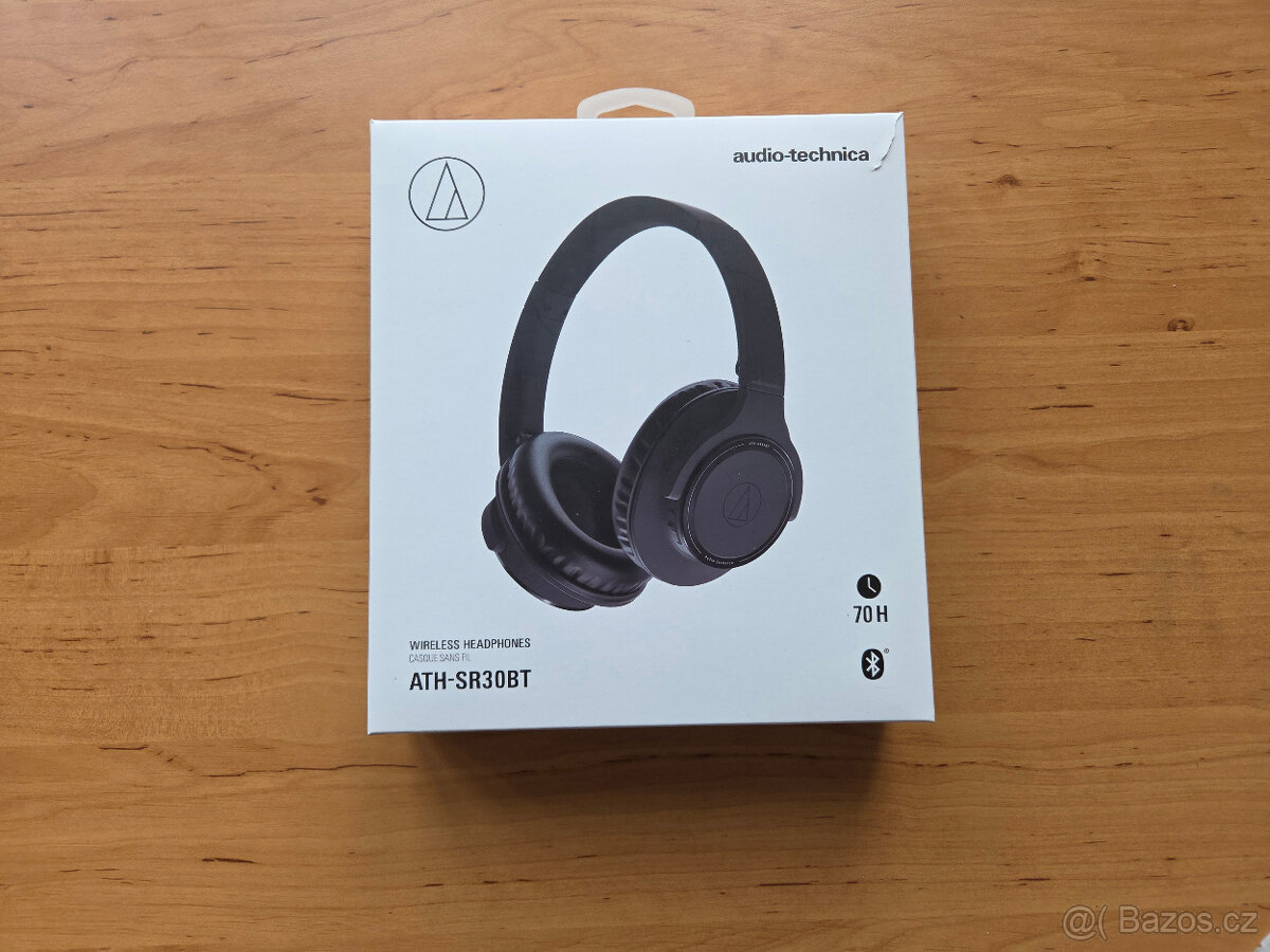 Prodám bezdrátová sluchátka Audio-Technica ATH-SR30BT - 6