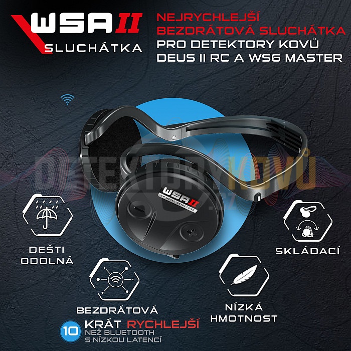 Bezdrátová sluchátka XP WSA II pro DEUS II - 6