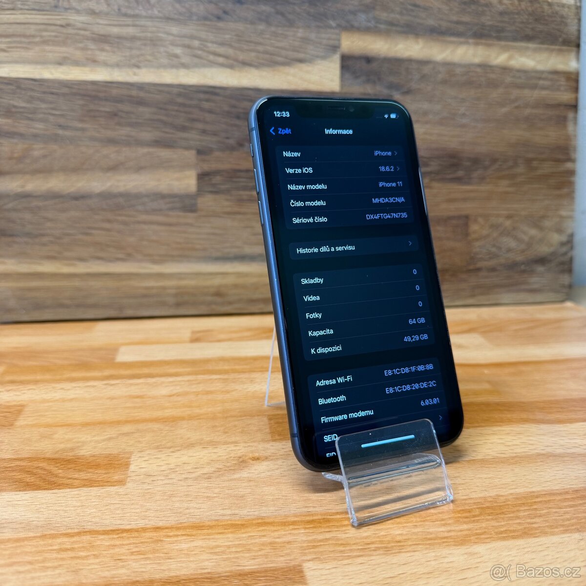 IPhone 11 64GB, černý, 100% bat., nefunkční Face ID (záruka) - 6