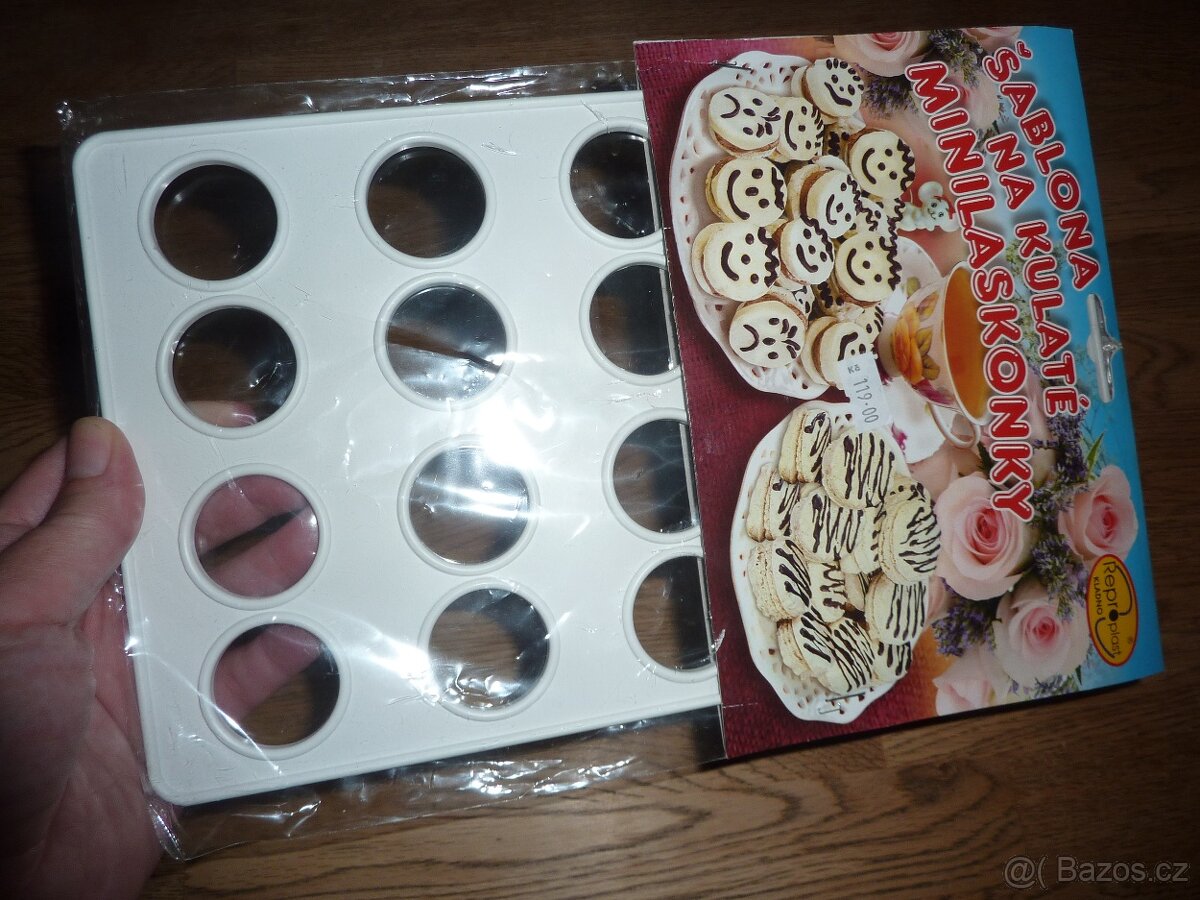 Šablona na kulaté minilaskonky - nová - 6