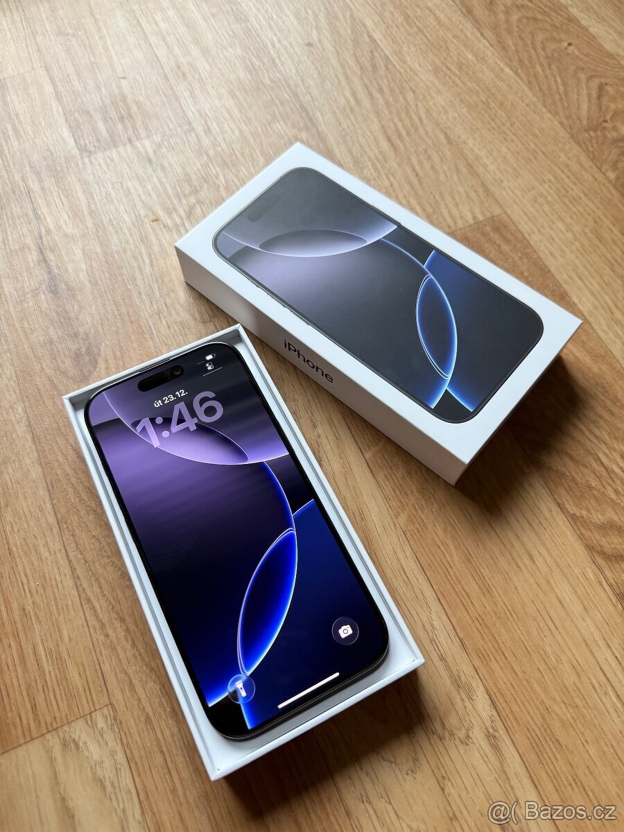 Apple iPhone 16 Pro 128GB černý titan - 6