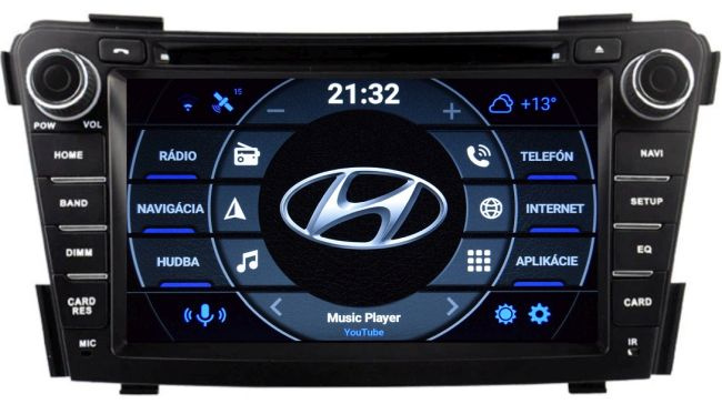 KIA / HYUNDAI dotykove autoradia Android DVD USB SD WIFI BT - 6