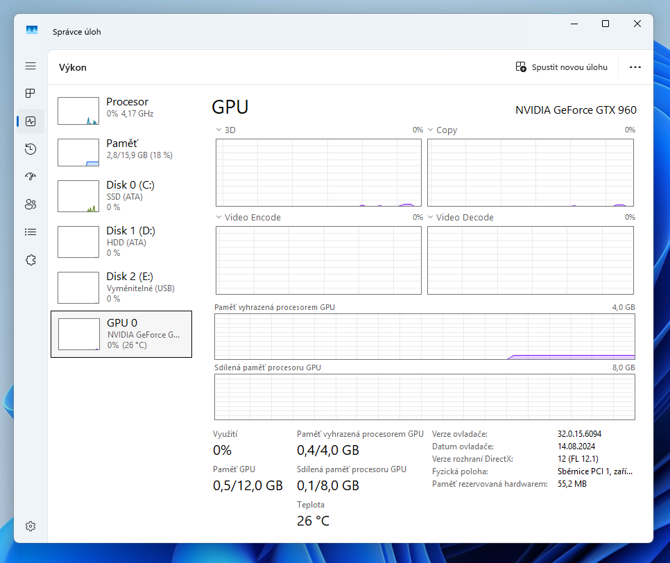 Grafická karta MSI GTX 960 Gaming 4GB - 6