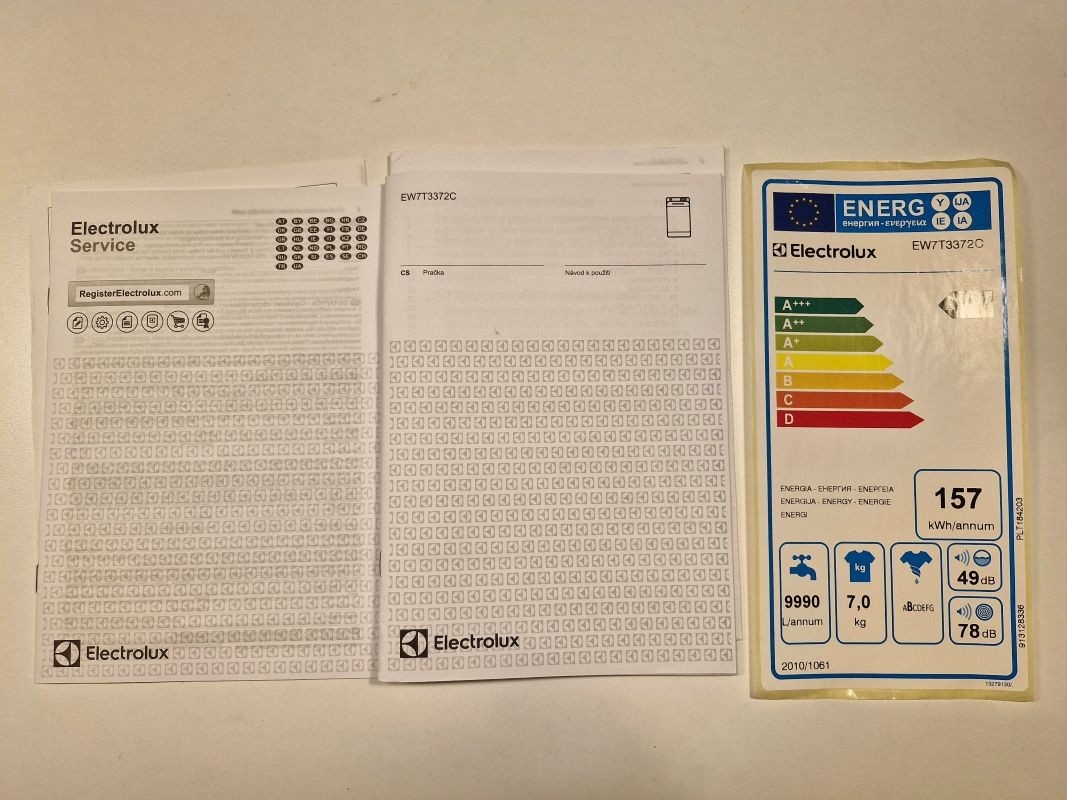 Pračka Elektrolux EW7T3372C - horní plnění - 6