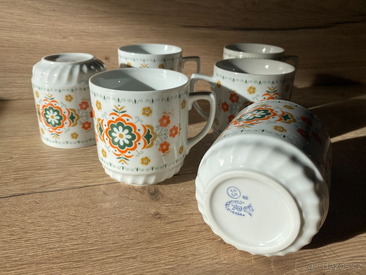 hrnek retro hrnek hrneček sada sběratelských hrnků - 6