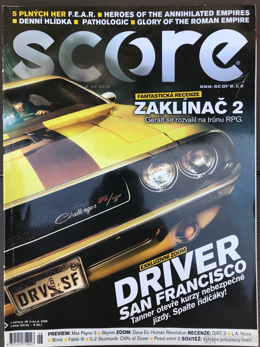 Prodam casopis score 2011 rocnik 18 - 6